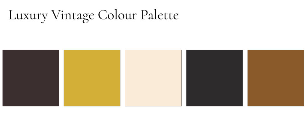 Luxury Vintage Colour Palette